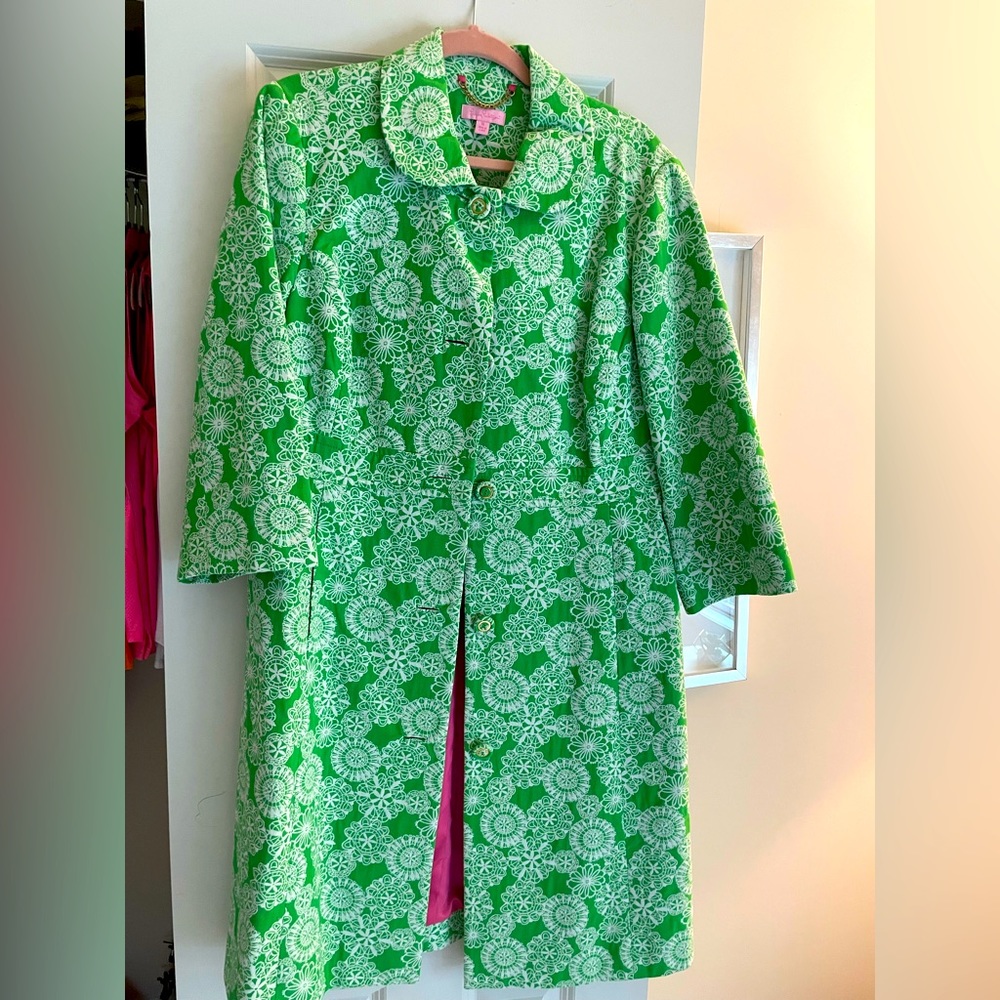 Lilly Pulitzer Kelly Green Blazer Size XL